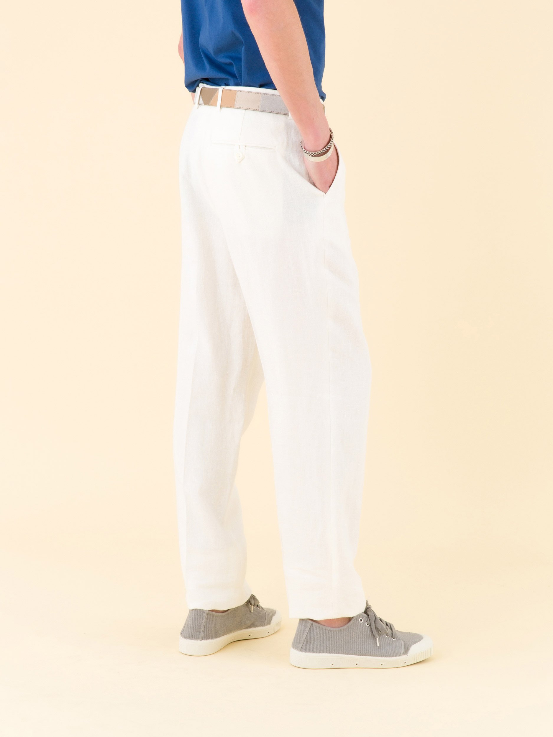 Men's Casual Summer Flat Front Pants in 100% Linen by BOHIO Men's Casual  Summer Flat Front Pants in 100% Linen by BOHIO – Casual Tropical Wear