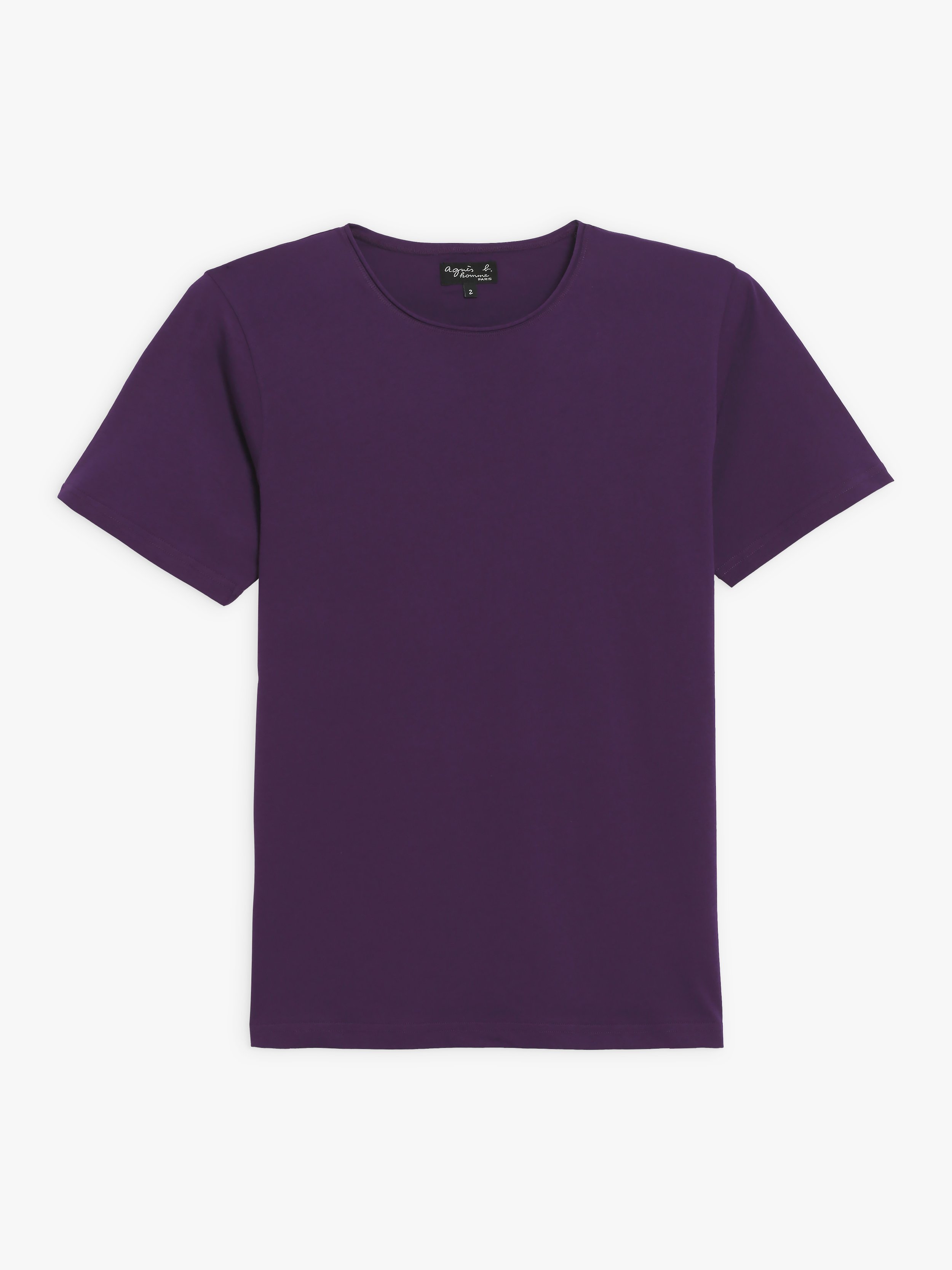 zand wildernis Horizontaal dark purple short sleeve Roulotté t-shirt | agnès b.