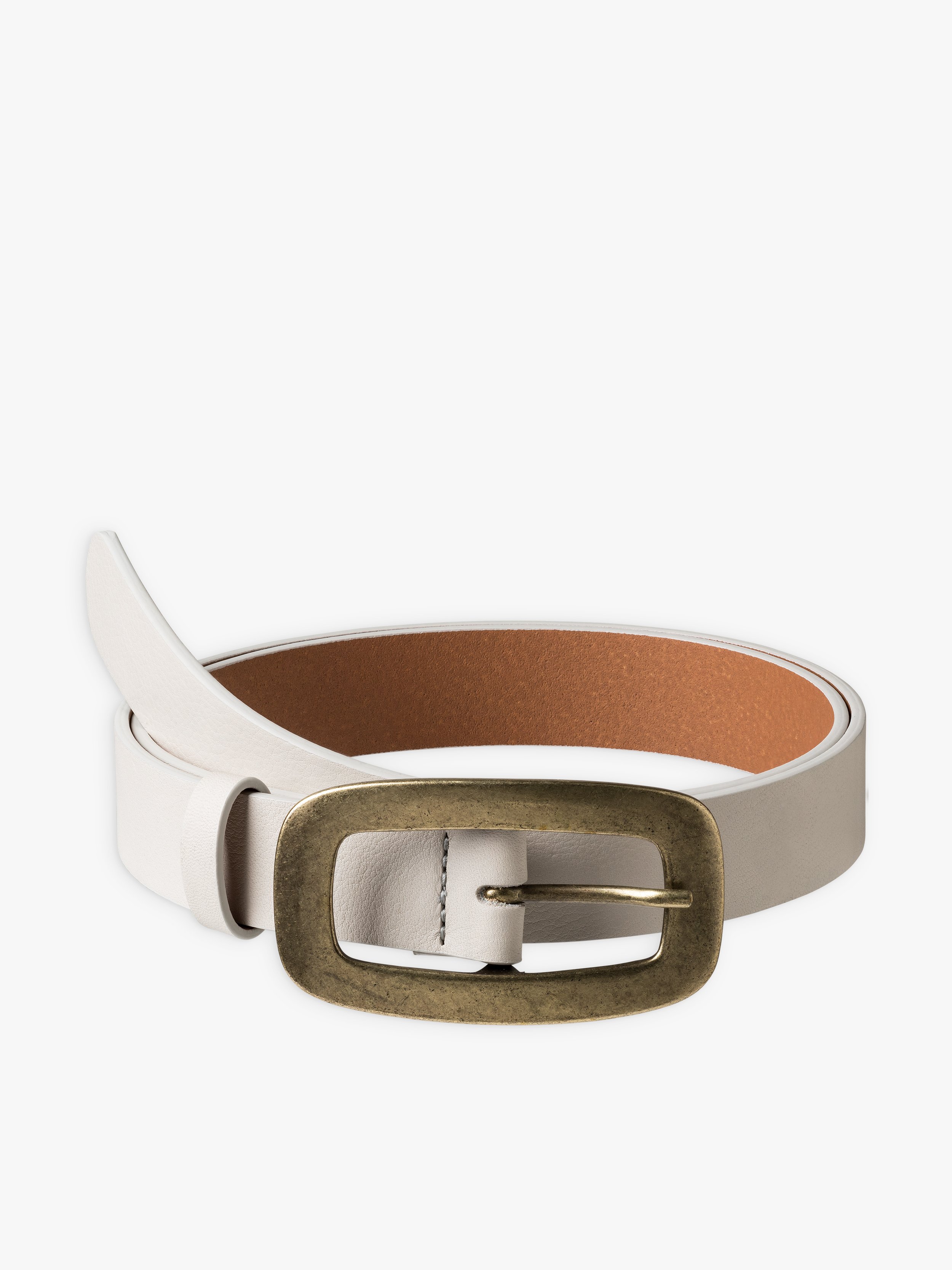 Women Genuine Leather Belt (Removable Buckle) - Cinto de Cuero —