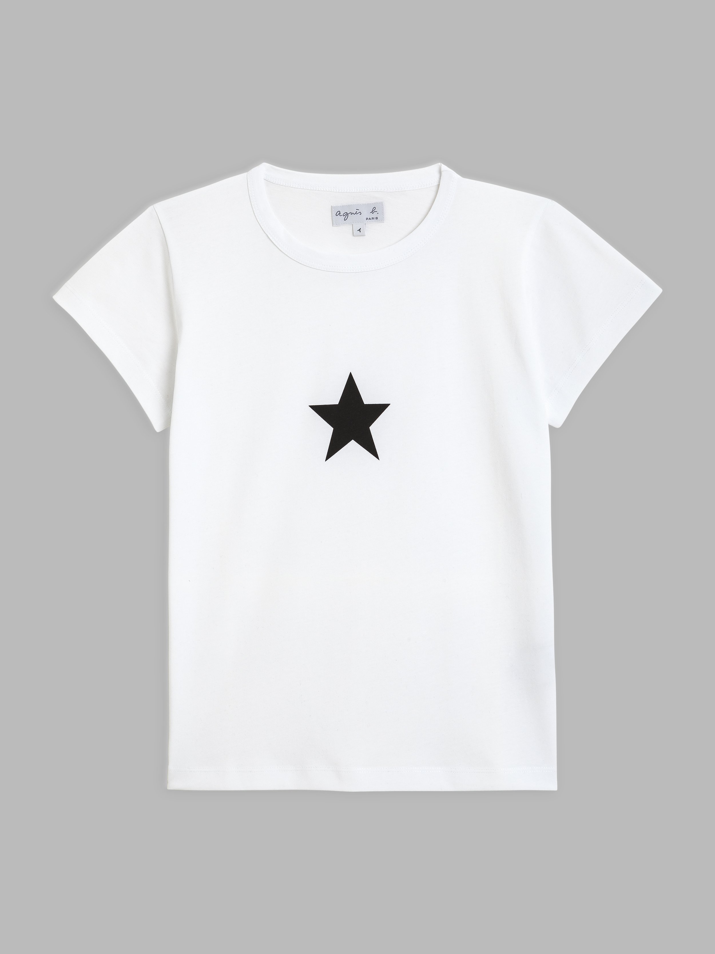 white short sleeves Brando star t-shirt agnès