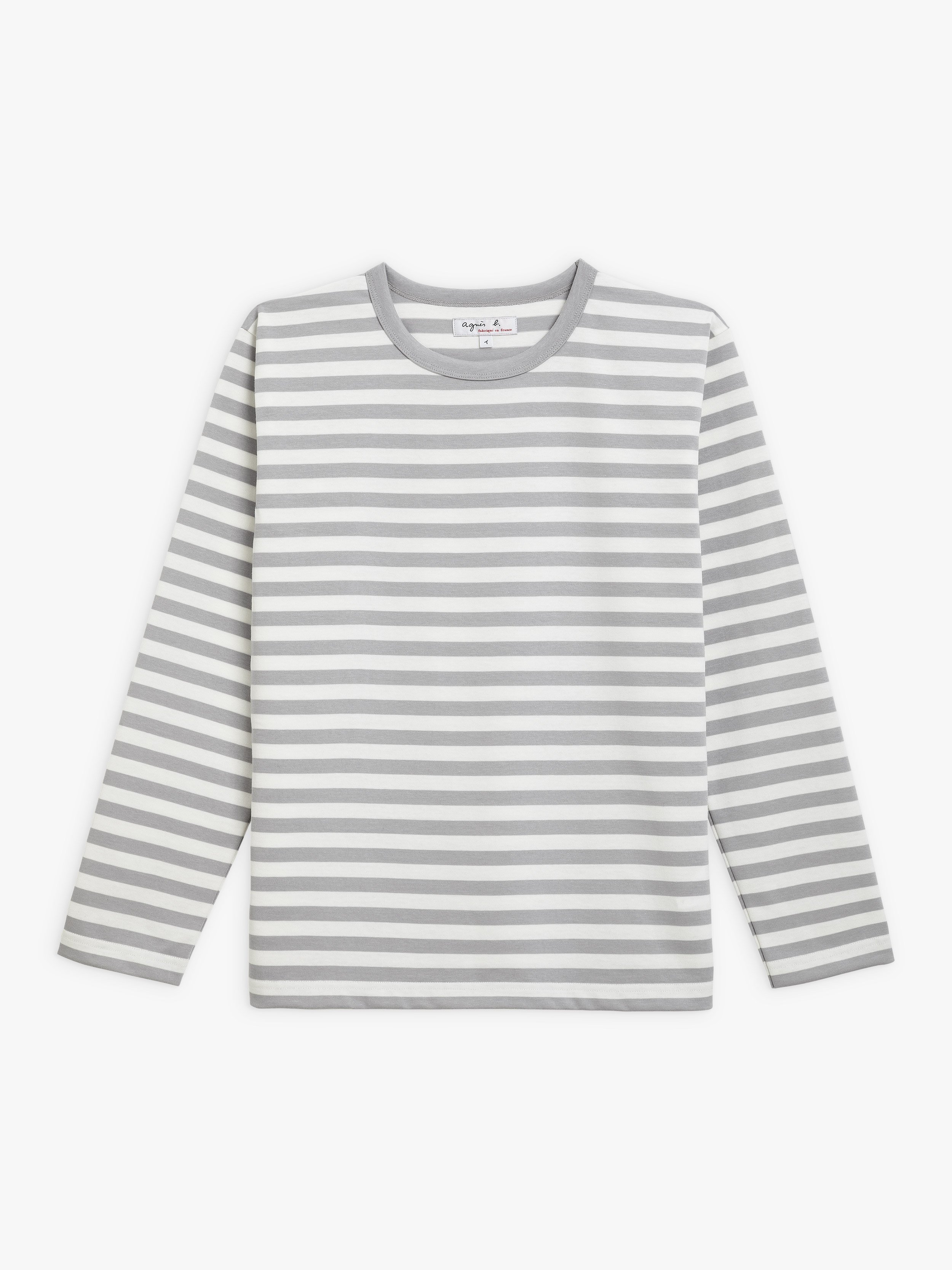grey and white striped cool t-shirt