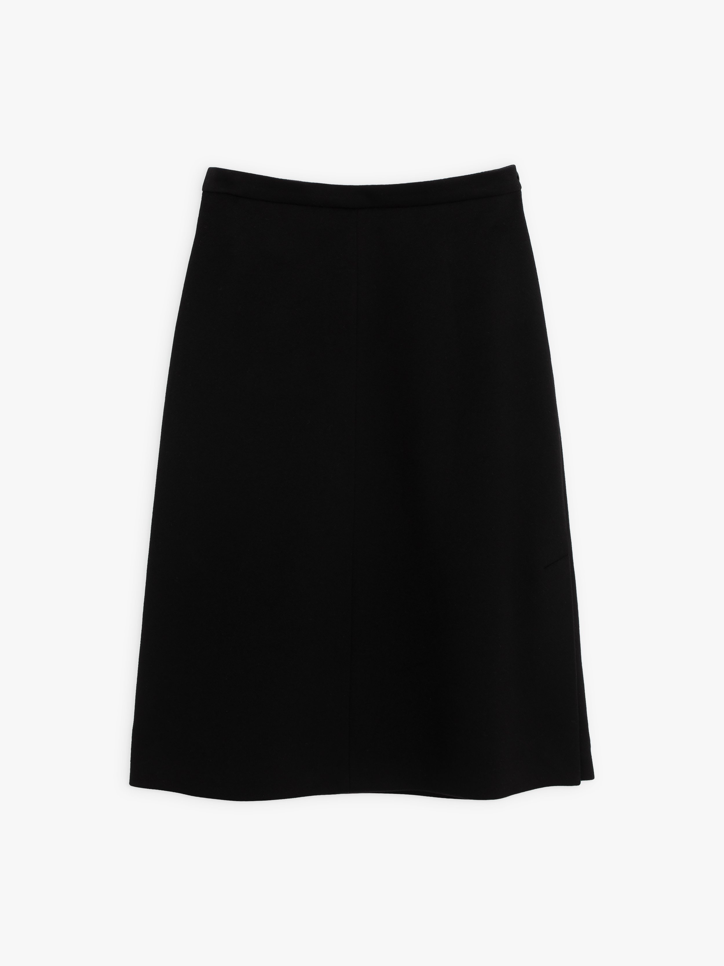 black cashmere skirt | agnès b.