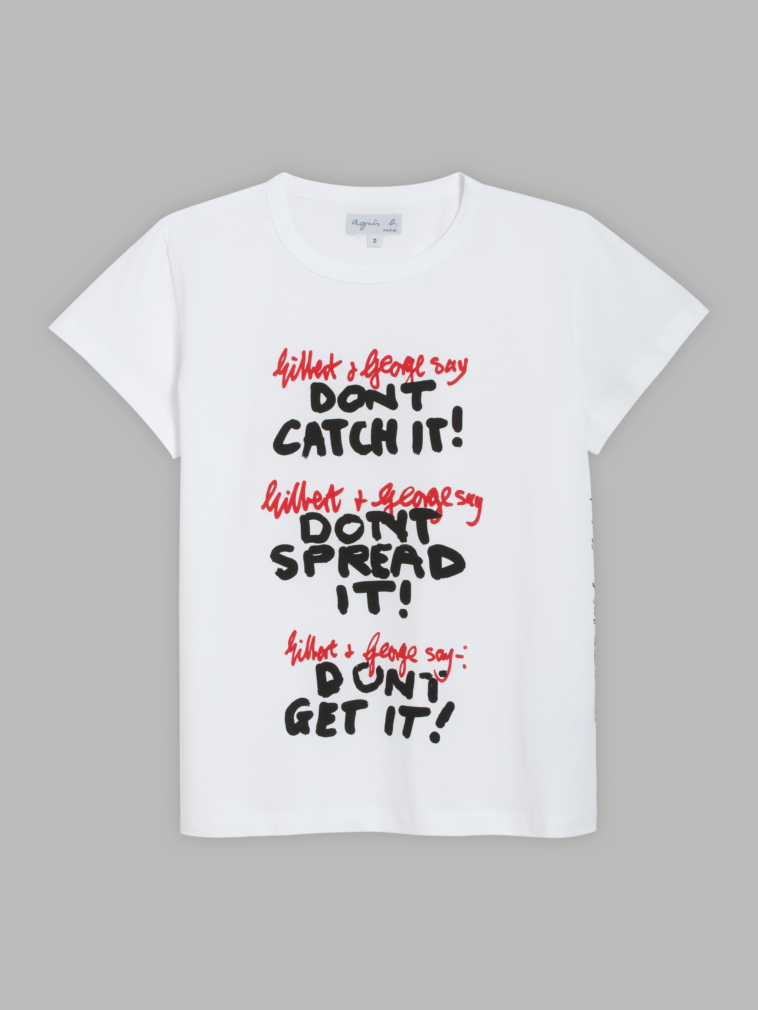 Gilbert & George women t-shirt for AP-HP Foundation