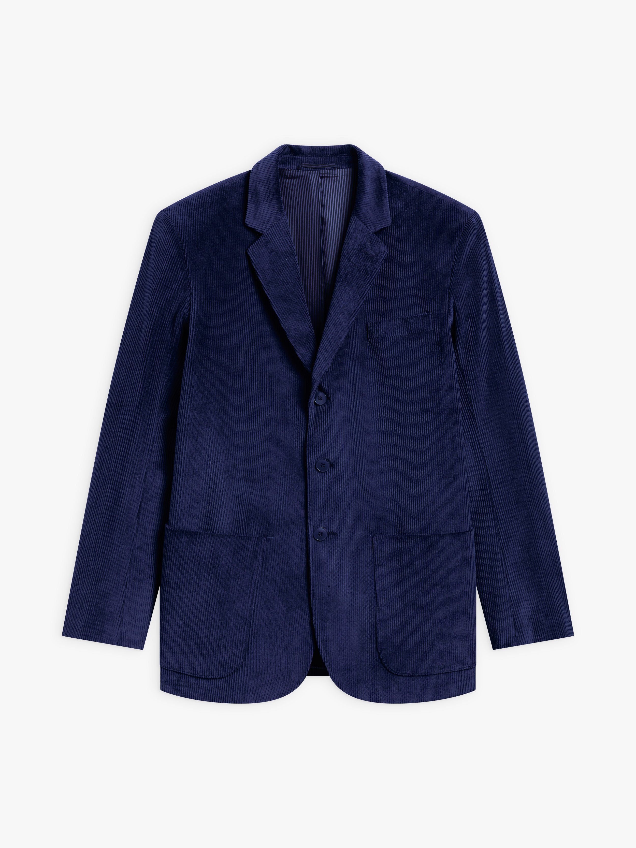 Mens blue 2025 corduroy jacket