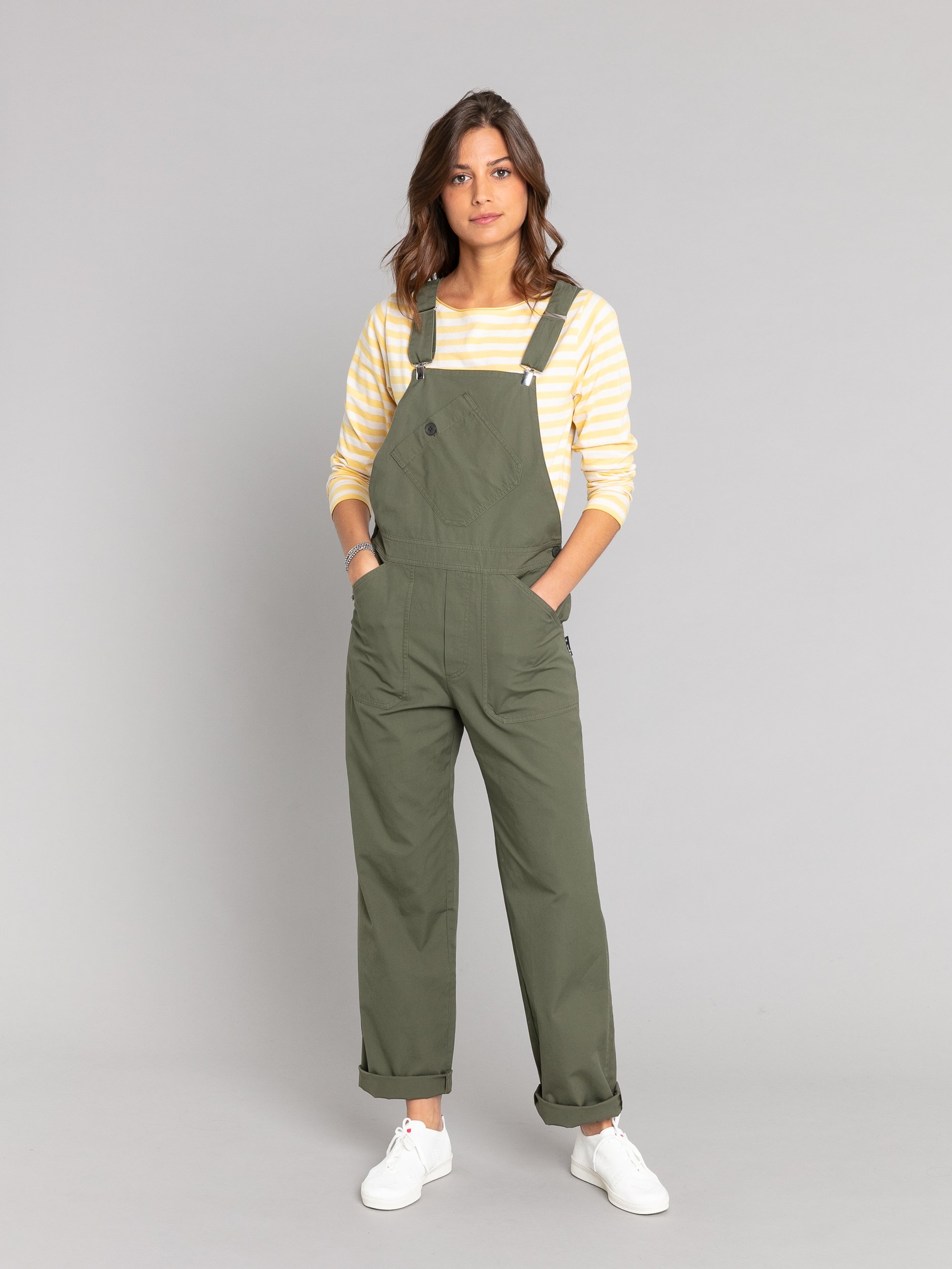 beige overalls womens