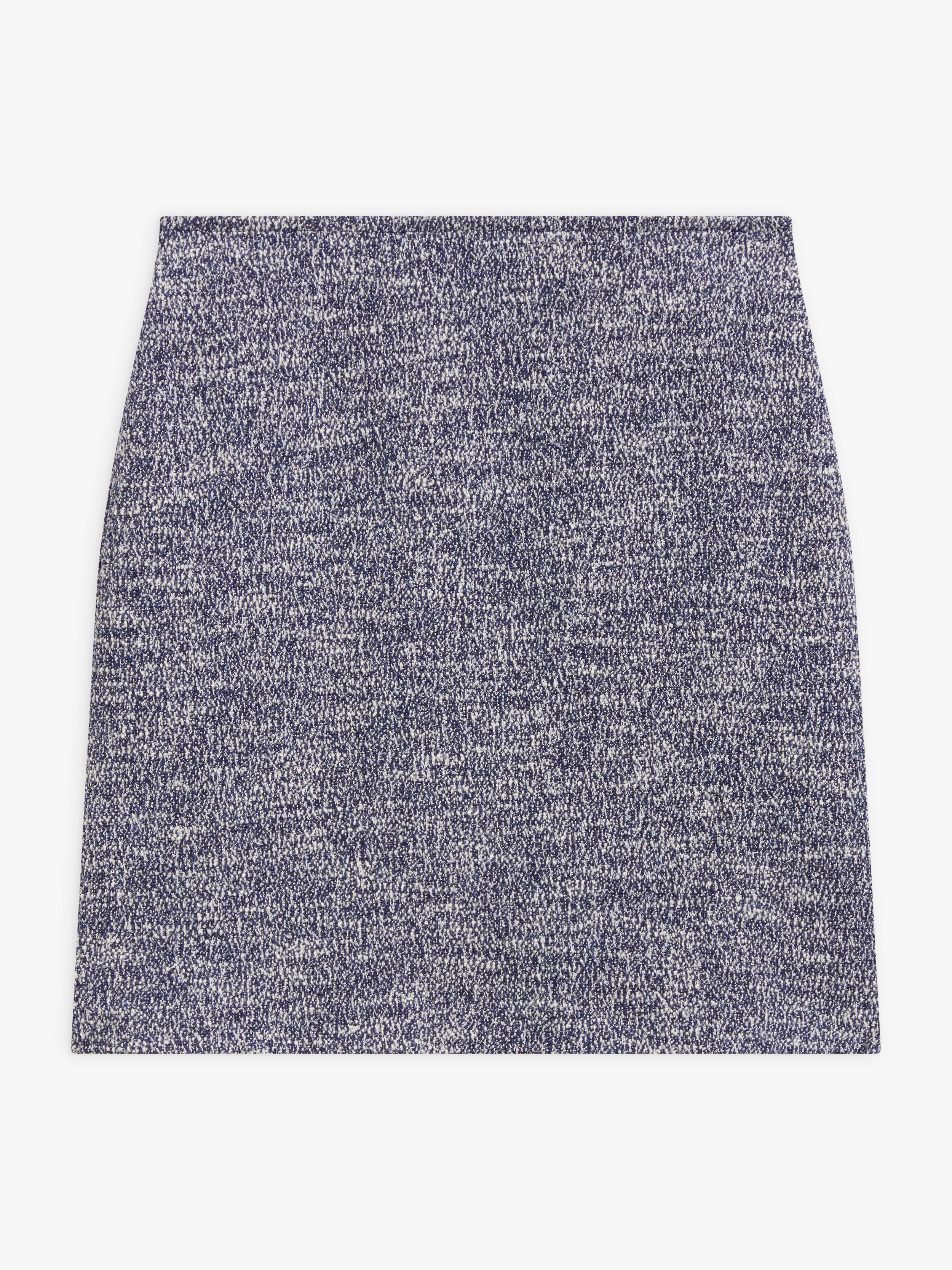 blue tweed short Ninn skirt | agnès b.