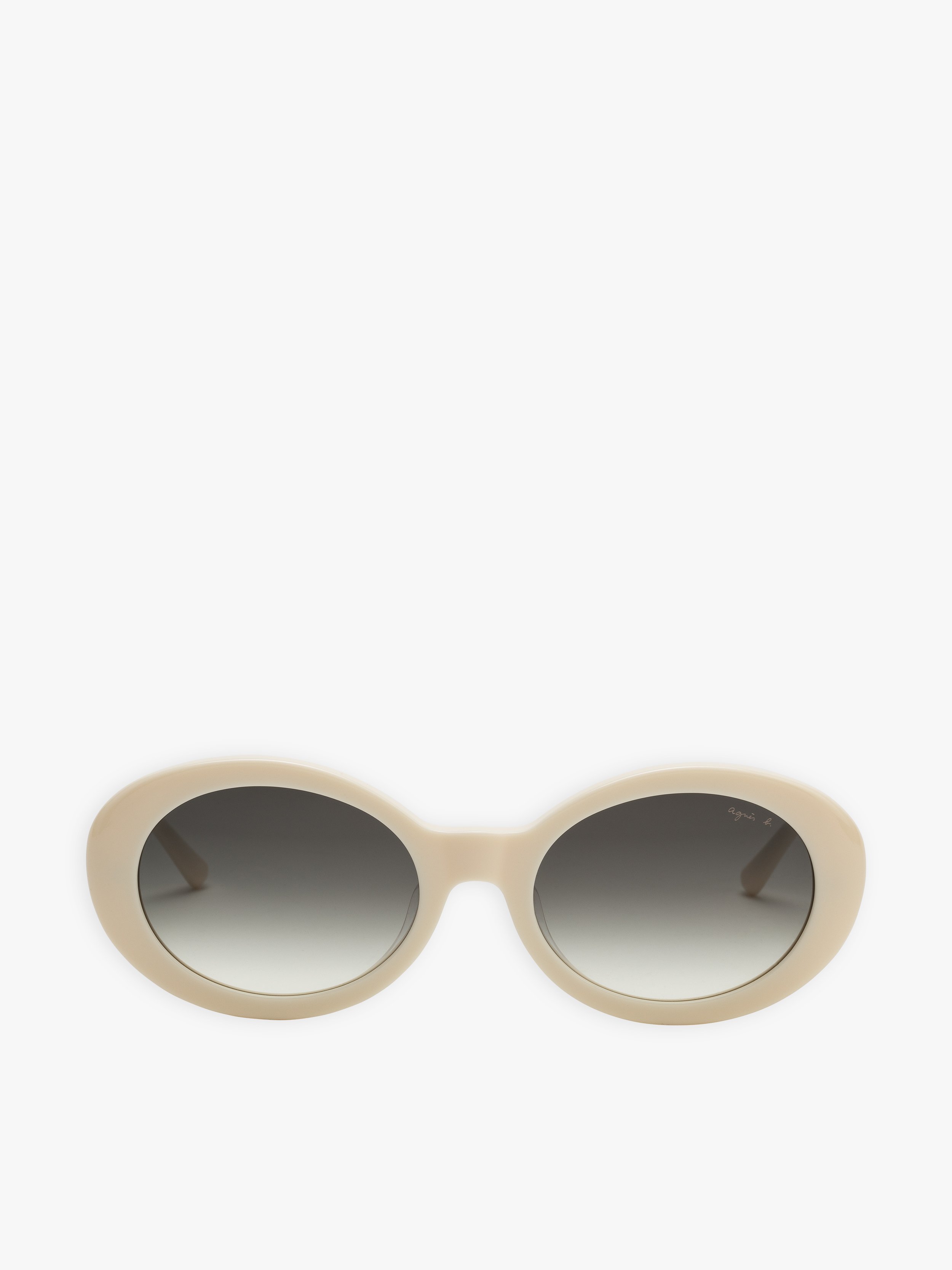 white Romy sunglasses | agnès b.
