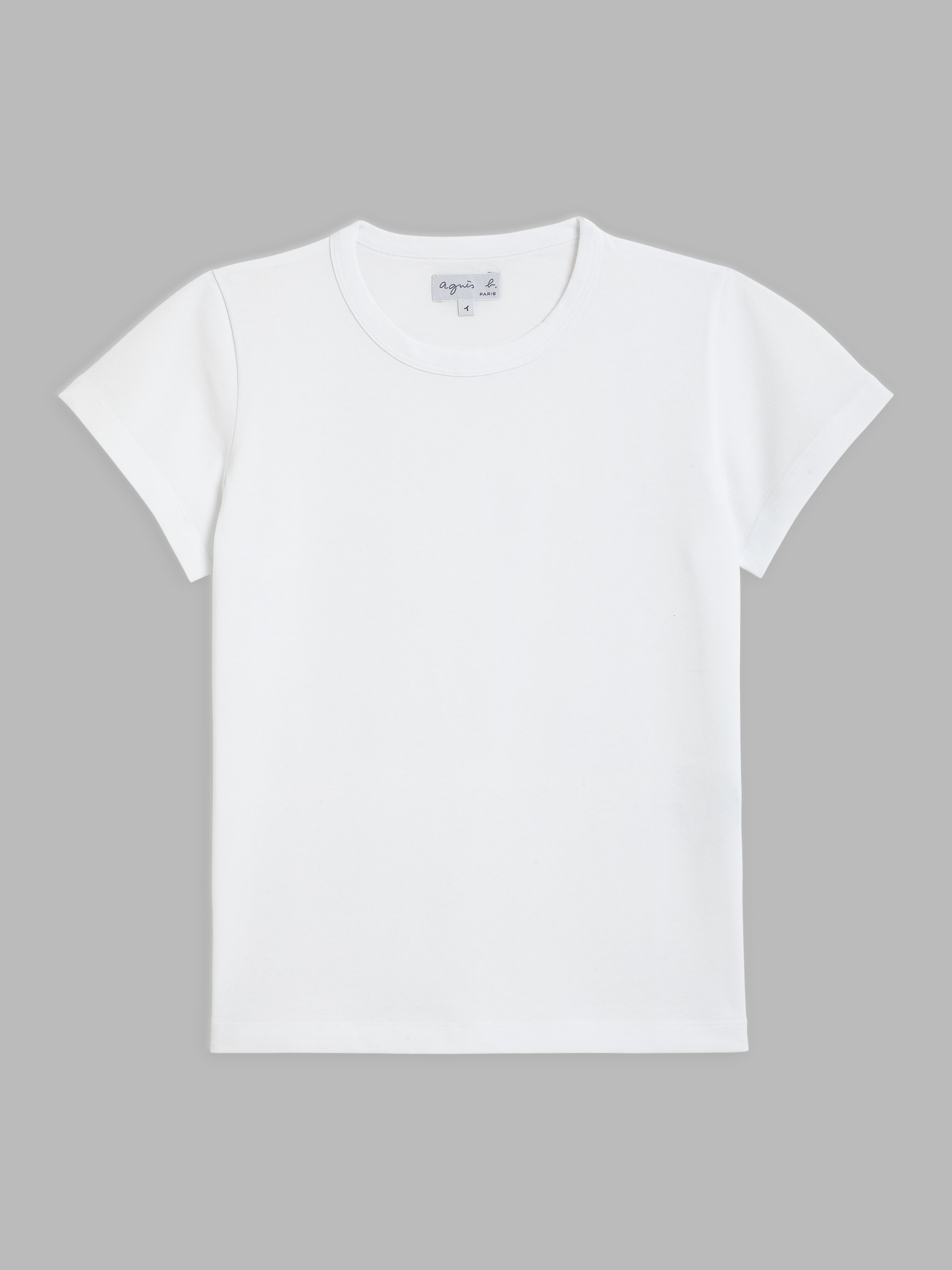 Pidgin Stille og rolig skotsk white short sleeves Brando t-shirt | agnès b.