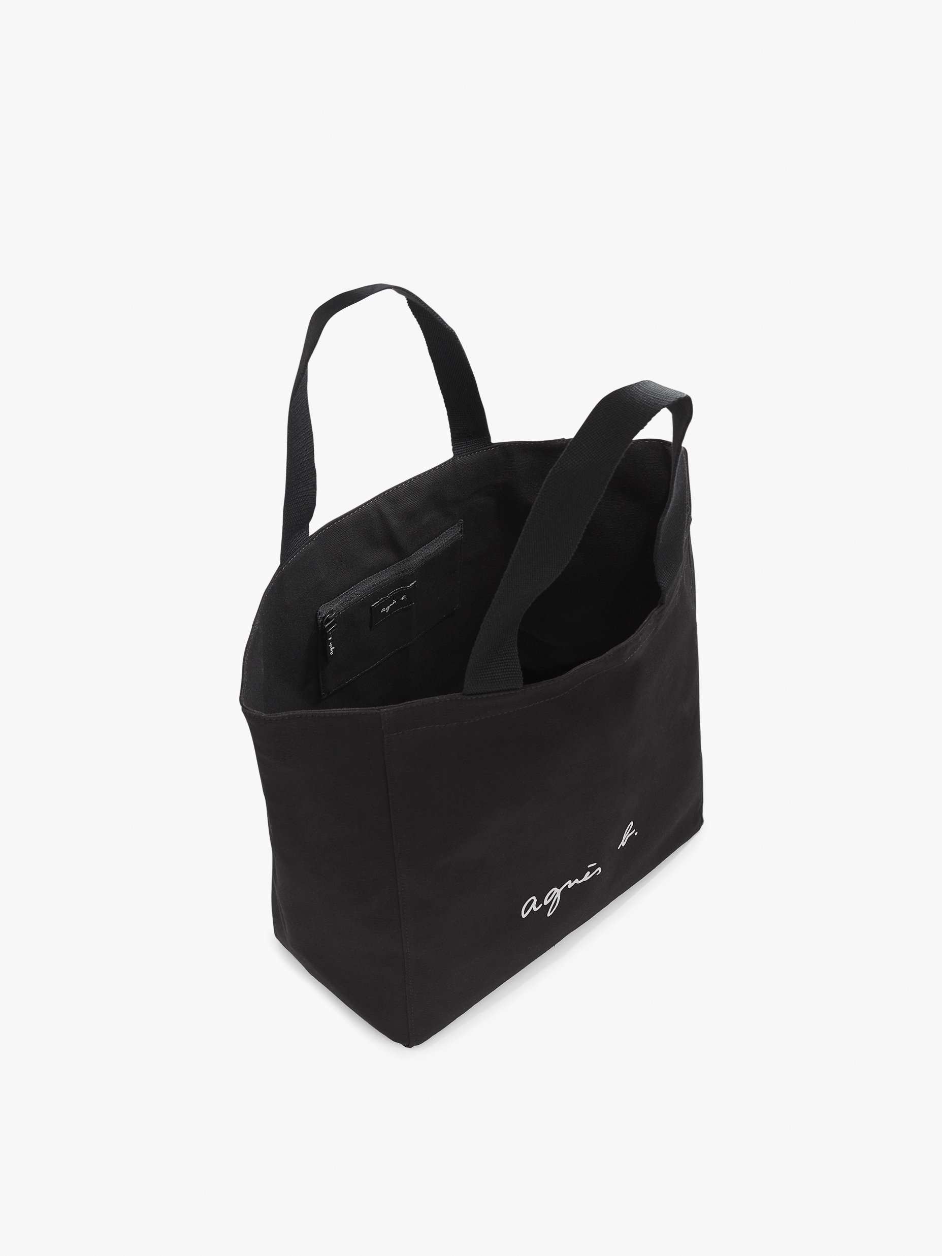 Black Shimmer Shoulder Tote Bag | ADFY-ANGBAPR-004 | Cilory.com