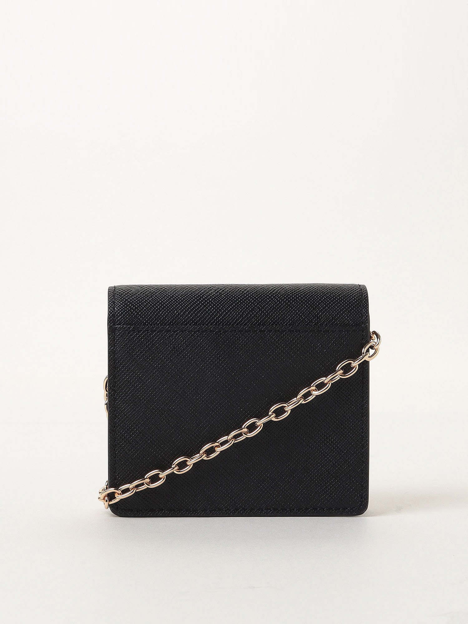 Charles & Keith - Women's Quilted Chain Strap Bag, Black, M