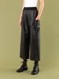 black Mathis trousers in black leather_12