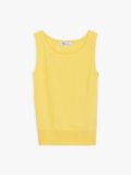 yellow sleeveless fine jumper_1