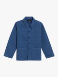 blue basket weave cotton jacket_1