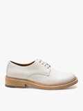 off white leather Zoe derby shoes_2