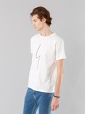 off white short sleeves "irony mark" Brando t-shirt_13