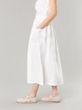 white linen Telma long skirt_14