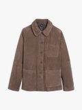 brown suede leather jacket_1