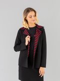 black and red merino wool pea coat _11