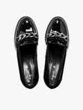 black leather Victoria loafers_3