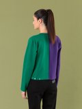 classic 2-colour green and purple Oppo cardigan_14