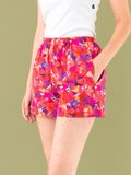 red and fuchsia floral print Lauren shorts_12