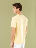 yellow short sleeves Brando star t-shirt_14