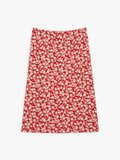 red floral print Amande skirt_1