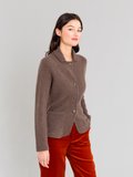 dark brown cashmere Clifford jacket_13