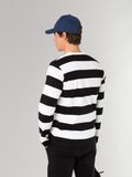 black and white wide striped Coulos t-shirt_13