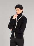 black and white cashmere Routier jacket_11