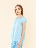 turquoise blue cheesecloth Ursule top_13