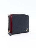 navy blue Saffiano leather wallet_3