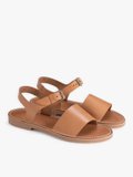 light brown French Theo for agnÃ¨s b. leather sandals_1