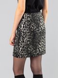 black and silver panther-print Erin skirt_13