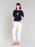 navy blue silk and linen embroidered jumper_12