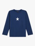 dark blue star Cool t-shirt_1