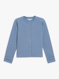 pastel blue cotton fleece Rosana snap cardigan_1