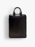 black leather Marceau briefcase_3