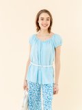 turquoise blue cheesecloth Ursule top_11