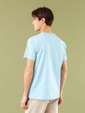 turquoise blue short sleeve "agnÃ¨s b." Brando t-shirt_14