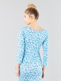 royal blue floral print Bandol t-shirt_13