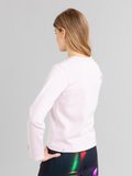 light pink cotton fleece Rosana snap cardigan_13