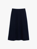 navy blue merino wool skirt_1