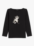 black Bow lizard t-shirt_1