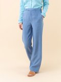 Persian blue linen GarÃ§on trousers_12