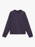 navy blue striped jacquard Marly sweatshirt_1