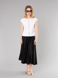 black cotton poplin Tabou skirt_11