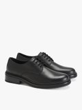 black leather Zoe derby shoes_1