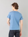 Persian blue linen Roll t-shirt_14