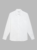 white cotton serge Andy shirt_1